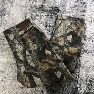Wrangler Men's Camo Jeans Size 40x32 Relaxed Fit Denim Pants Outdoor